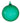 180mm Citrus Green Bubblegum Glass Ball