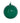 180mm Emerald Bubblegum Glass Ball
