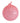 180mm Light Pink Bubblegum Glass Ball