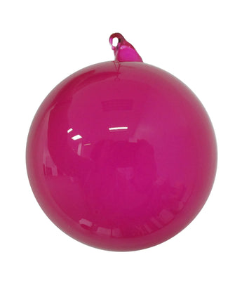 120mm Fuchsia Bubblegum Glass Ball