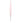 12" Light Pink Elliptical Bubblegum Finial