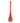 9" Coral Bubblegum Teardrop