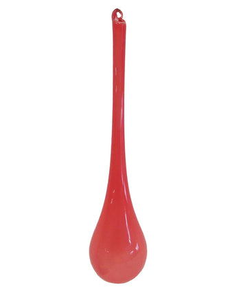 9" Coral Bubblegum Teardrop