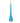 9" Denim Blue Bubblegum Teardrop