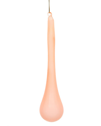 9" Peach Bubblegum Teardrop