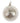 120mm Silver Glass Beaded Ball