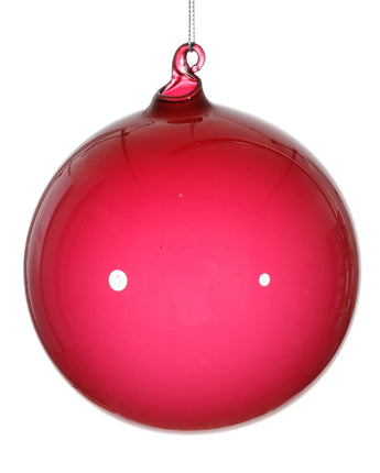 120mm Dark Berry Bubblegum Glass Ball