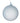 120mm Light Denim Blue Bubblegum Glass Ball