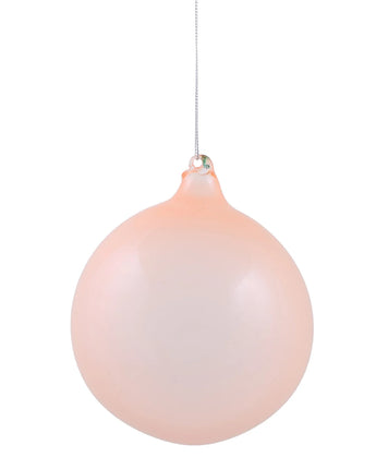 120mm Light Coral Bubblegum Glass Ball