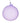 120mm Lavender Bubblegum Glass Ball