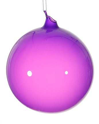 120mm Purple Bubblegum Glass Ball
