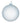150mm Denim Blue Bubblegum Glass Ball