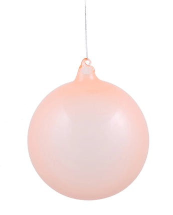 150mm Light Coral Bubblegum Glass Ball