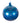 120mm Blue Pearl Glass Ball