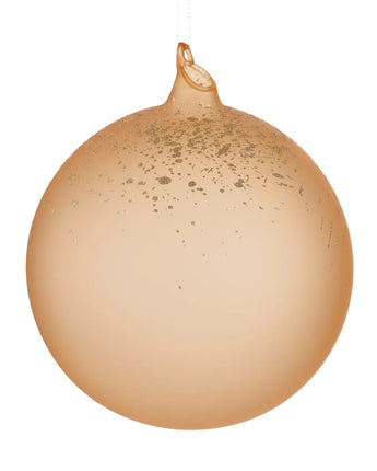 120mm Amber Transparent Glass Ball