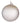 150mm Smoke Grey Transparent Glass Ball
