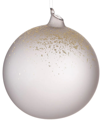 150mm Smoke Grey Transparent Glass Ball
