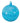 150mm Blue Glass Beaded Ball