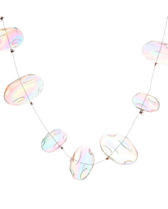 36" Clear Glass Sphere Ball Garland