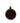 120mm Dark Chocolate Bubblegum Glass Ball