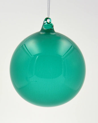 120mm Lichen Green Bubblegum Glass Ball