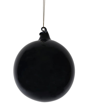 150mm Black Bubblegum Glass Ball