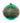 120mm Green Glitter Pearl Band Ball