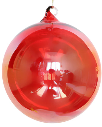 150mm Red Bottle Glass Ball