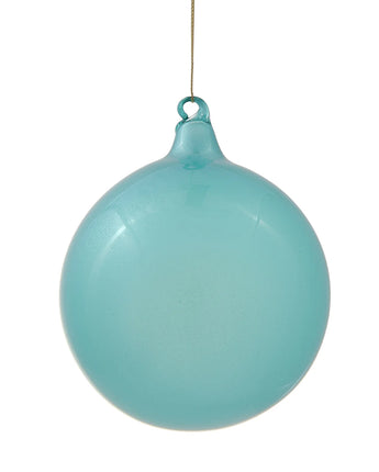 120mm Turquoise Glitter Glass Ball