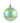 120mm Evergreen Pearl Glass Ball