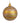 120mm Gold Glitter Glass Ball