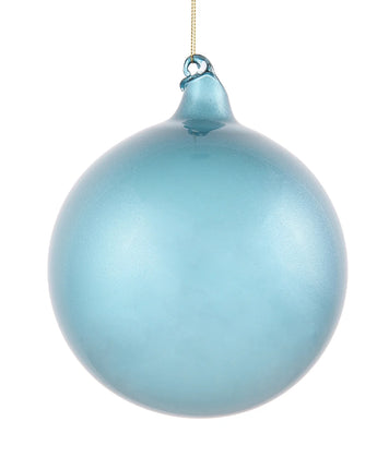 150mm Denim Glitter Glass Ball