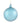 120mm Denim Blue Glitter Glass Ball