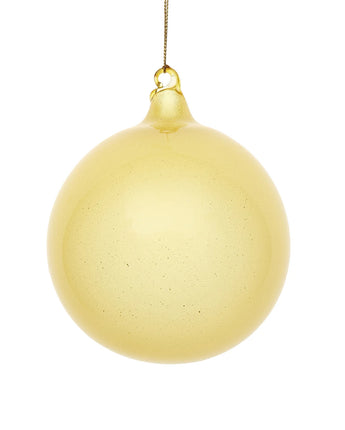 120mm Gold Glitter Glass Ball