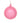 120mm Rose Glitter Glass Ball