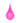 70mm Fuchsia Glitter Teardrop Finial