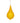 70mm Yellow Glitter Teardrop Finial