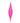10" Fuchsia Glitter Glass Finial