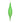10" Mint Green Glitter Glass Finial