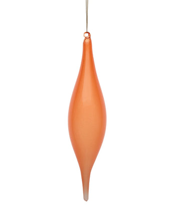 10" Pomegranate Glitter Glass Finial