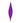 10" Purple Glitter Bubblegum Finial