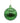 120mm Green Grooved Glass Ball