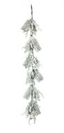 Snowy Pinecone Garland 5'
