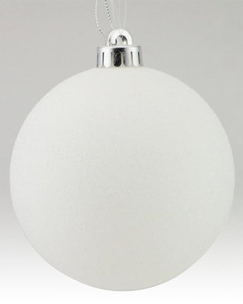 100mm Glittered Ball Ornament