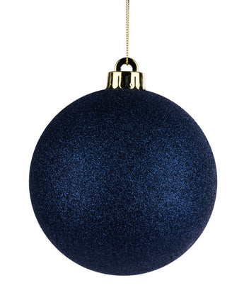 Navy Blue Glittered Ball (Sold Separately)