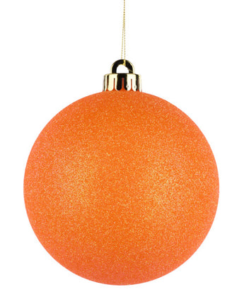 Orange Glittered Ball (Sold Separately)