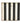 12" Black & White Striped Display Board
