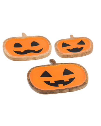 Jack-O-Lantern Trays (Sold Separately)