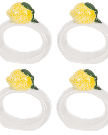 Lemon Napkin Ring (Set of 4)
