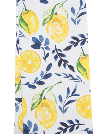 Lemon Floral Tea Towel (Sold Separately)